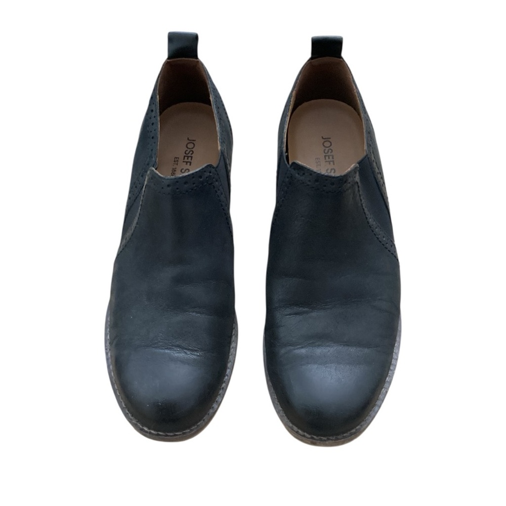 Josef Seibel Sienna 43 Leather Black Loafer Size 40/9-9.5
